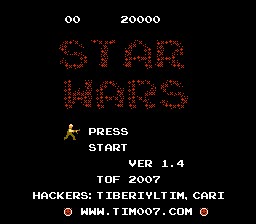 Star Wars (Battle City Hack) Title Screen